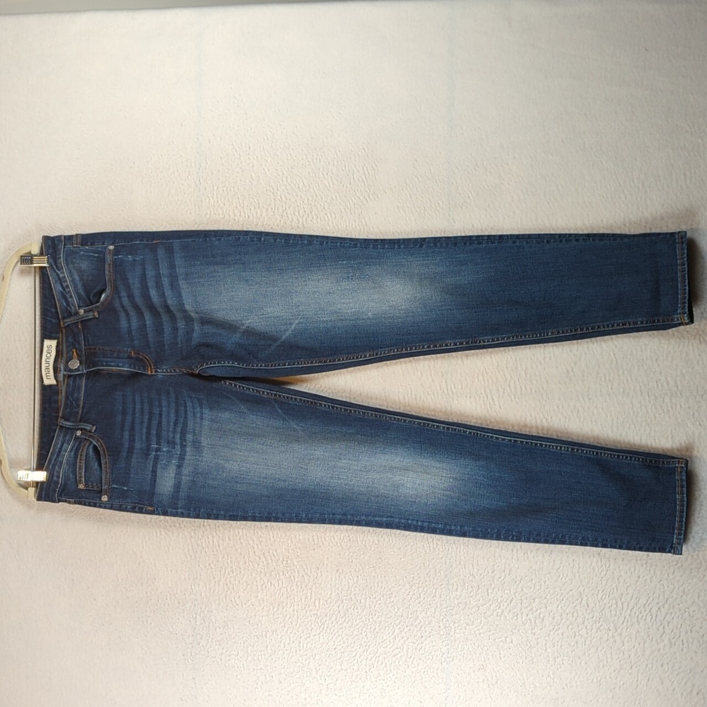 Maurices Women's Dark Wash Stretch Skinny Denim Jeans Waist 30